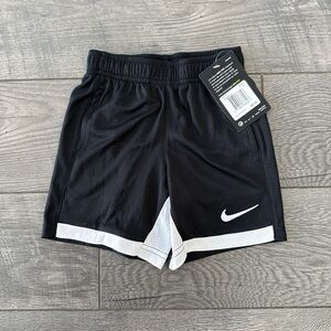 NWT Nike Toddler Black and White Athletic Shorts